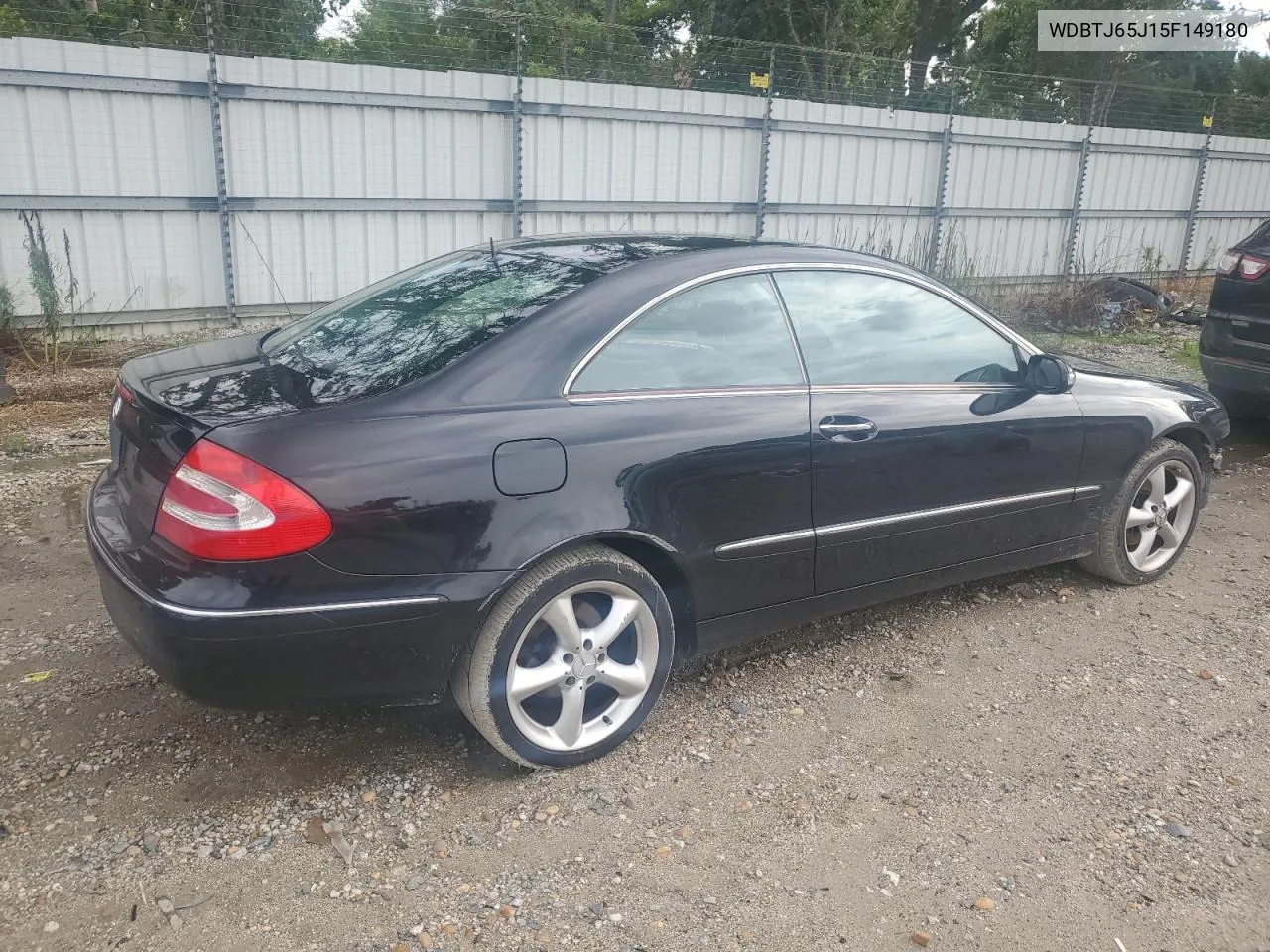 2005 Mercedes-Benz Clk 320C VIN: WDBTJ65J15F149180 Lot: 66460324