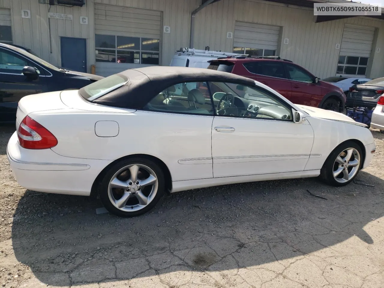 2005 Mercedes-Benz Clk 320 VIN: WDBTK65G95T055518 Lot: 68543174