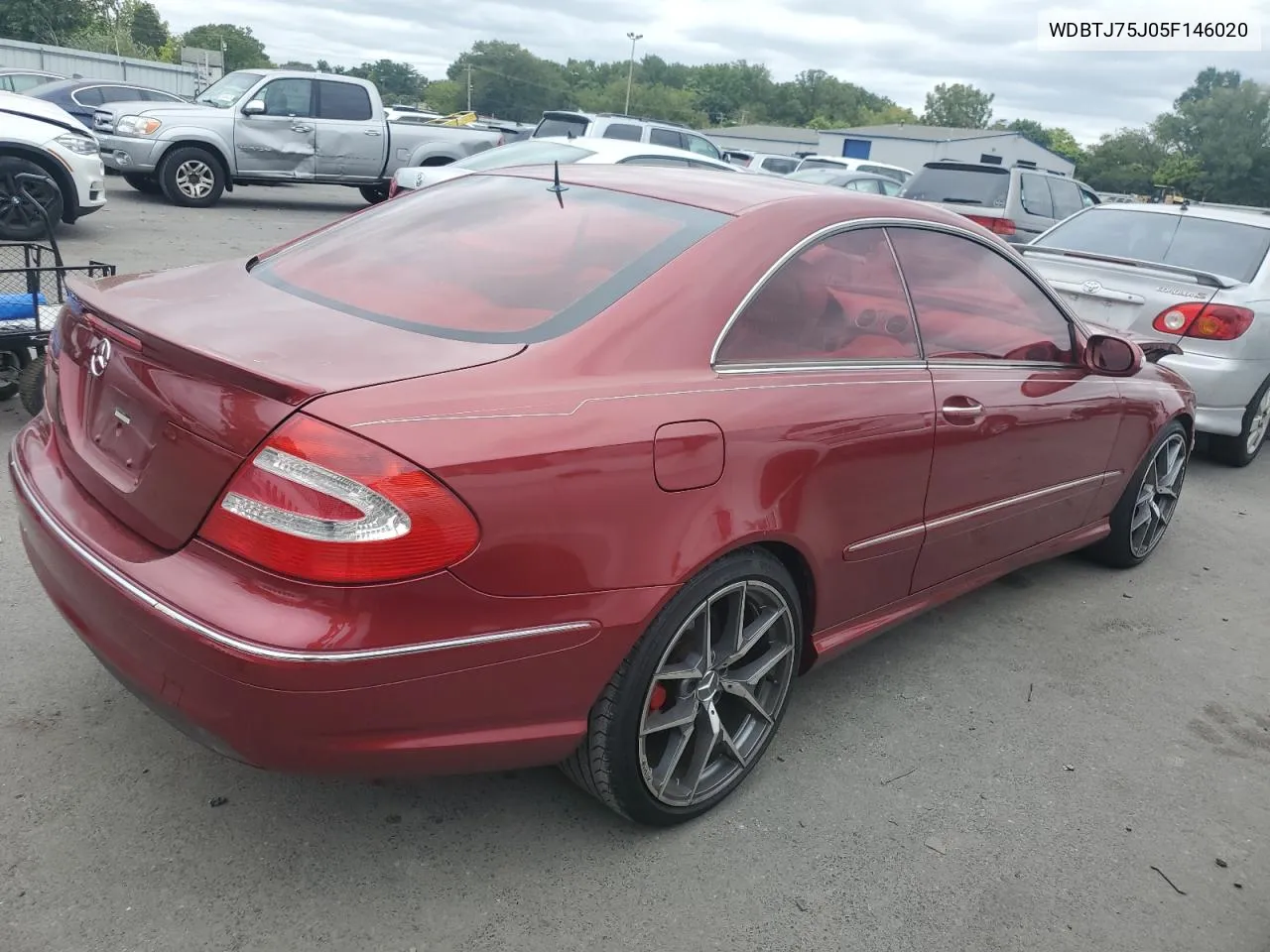 2005 Mercedes-Benz Clk 500 VIN: WDBTJ75J05F146020 Lot: 69732064