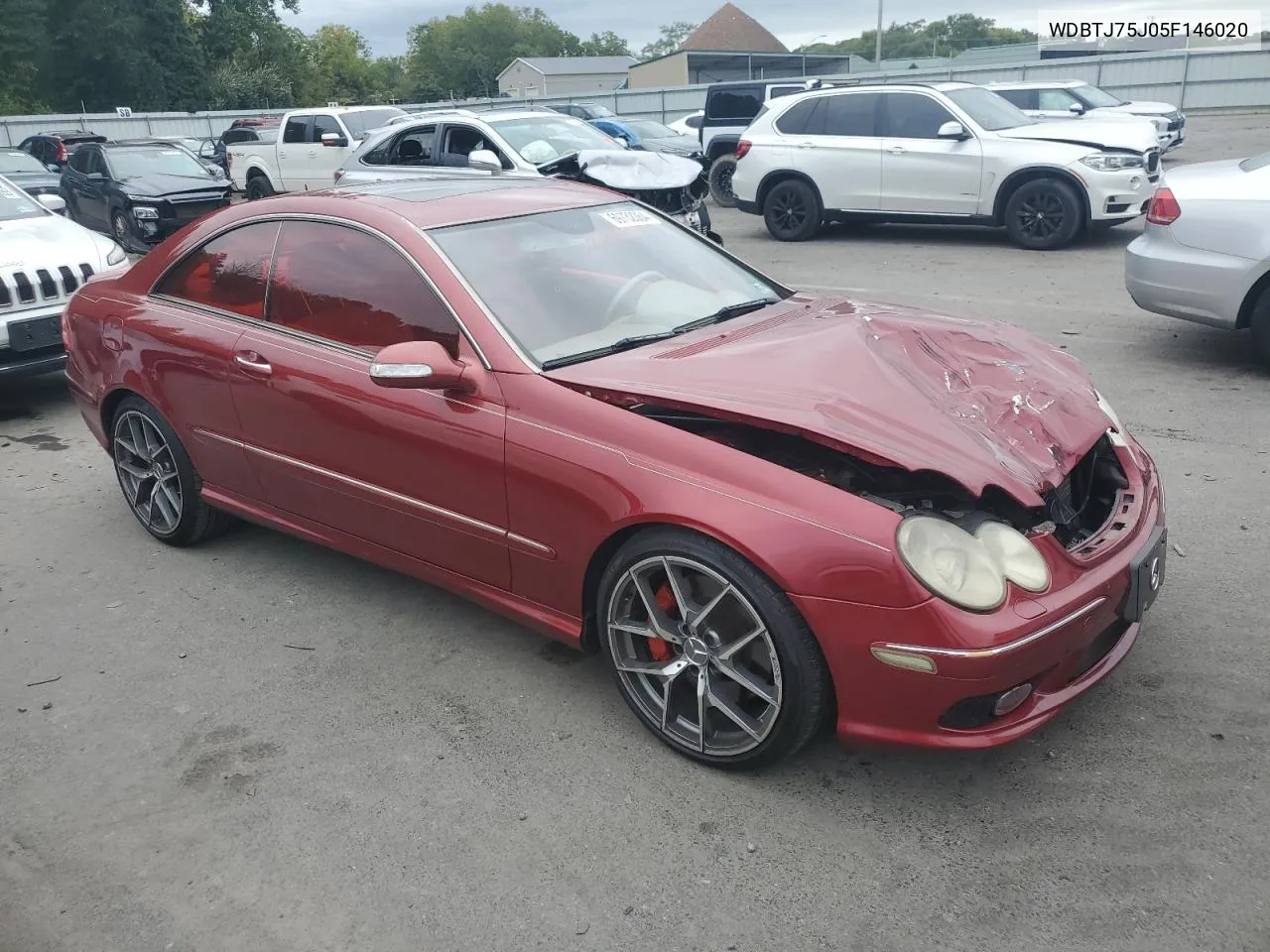 2005 Mercedes-Benz Clk 500 VIN: WDBTJ75J05F146020 Lot: 69732064