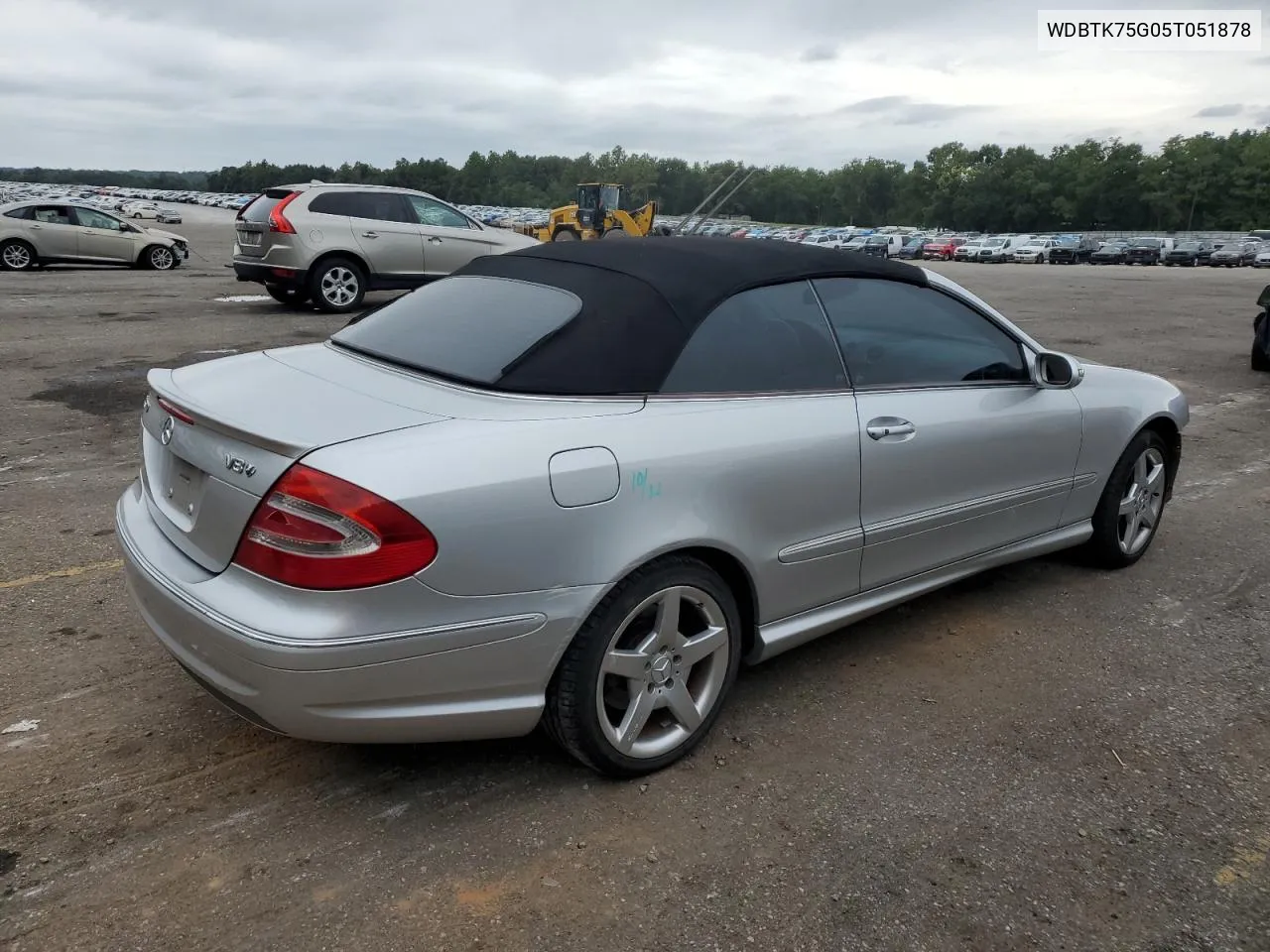 2005 Mercedes-Benz Clk 500 VIN: WDBTK75G05T051878 Lot: 69927094