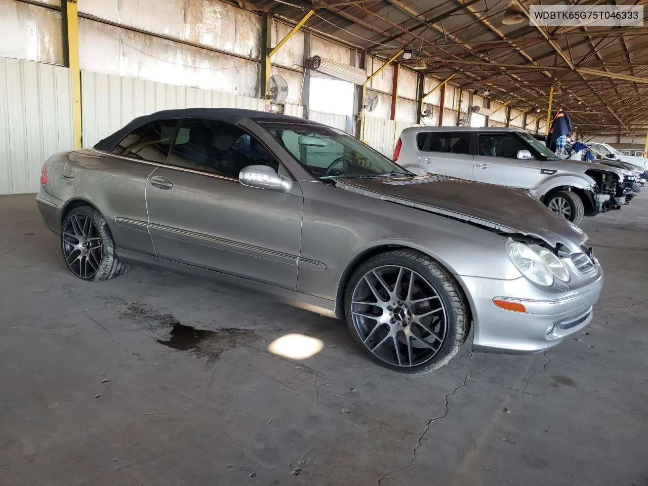 2005 Mercedes-Benz Clk 320 VIN: WDBTK65G75T046333 Lot: 75151203