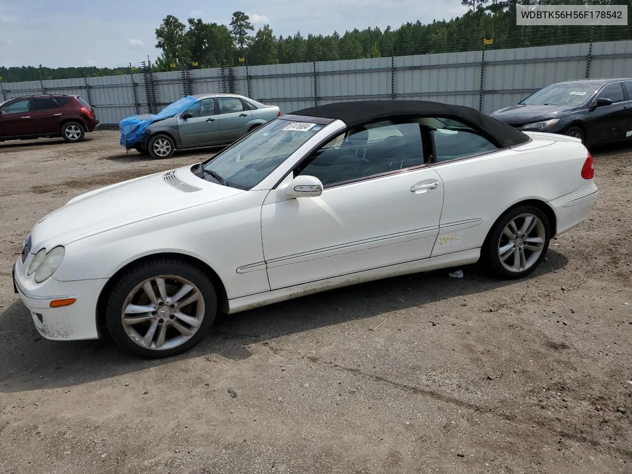 2006 Mercedes-Benz Clk 350 VIN: WDBTK56H56F178542 Lot: 67476684