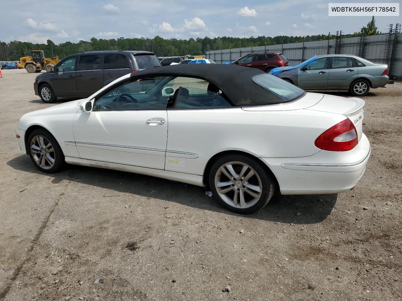 2006 Mercedes-Benz Clk 350 VIN: WDBTK56H56F178542 Lot: 67476684