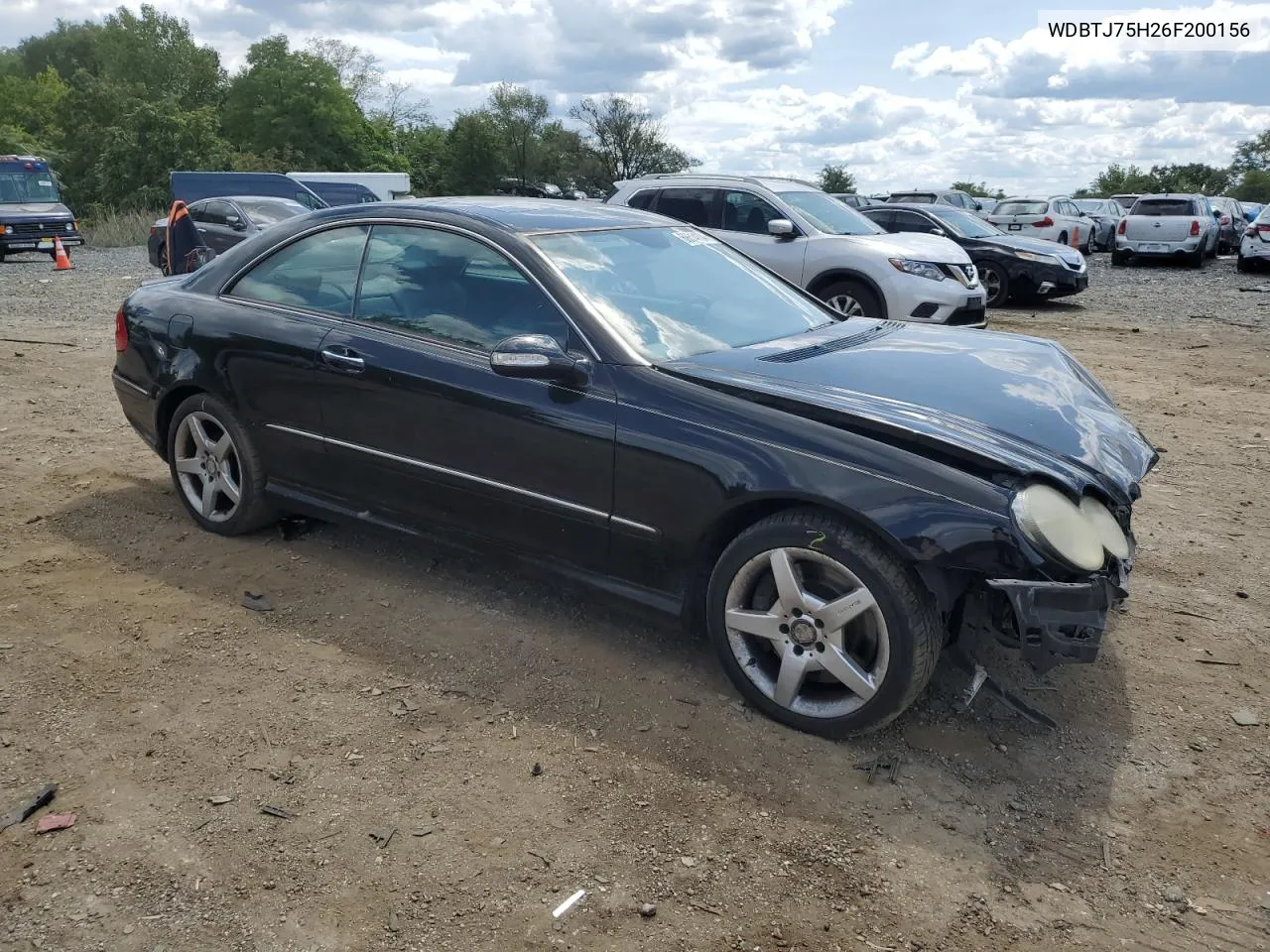 WDBTJ75H26F200156 2006 Mercedes-Benz Clk 500