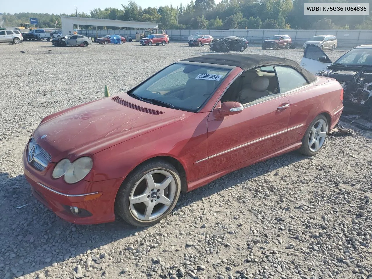 WDBTK75G36T064836 2006 Mercedes-Benz Clk 500