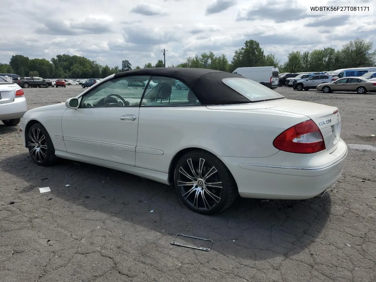 2007 Mercedes-Benz Clk 350 VIN: WDBTK56F27T081171 Lot: 67127064