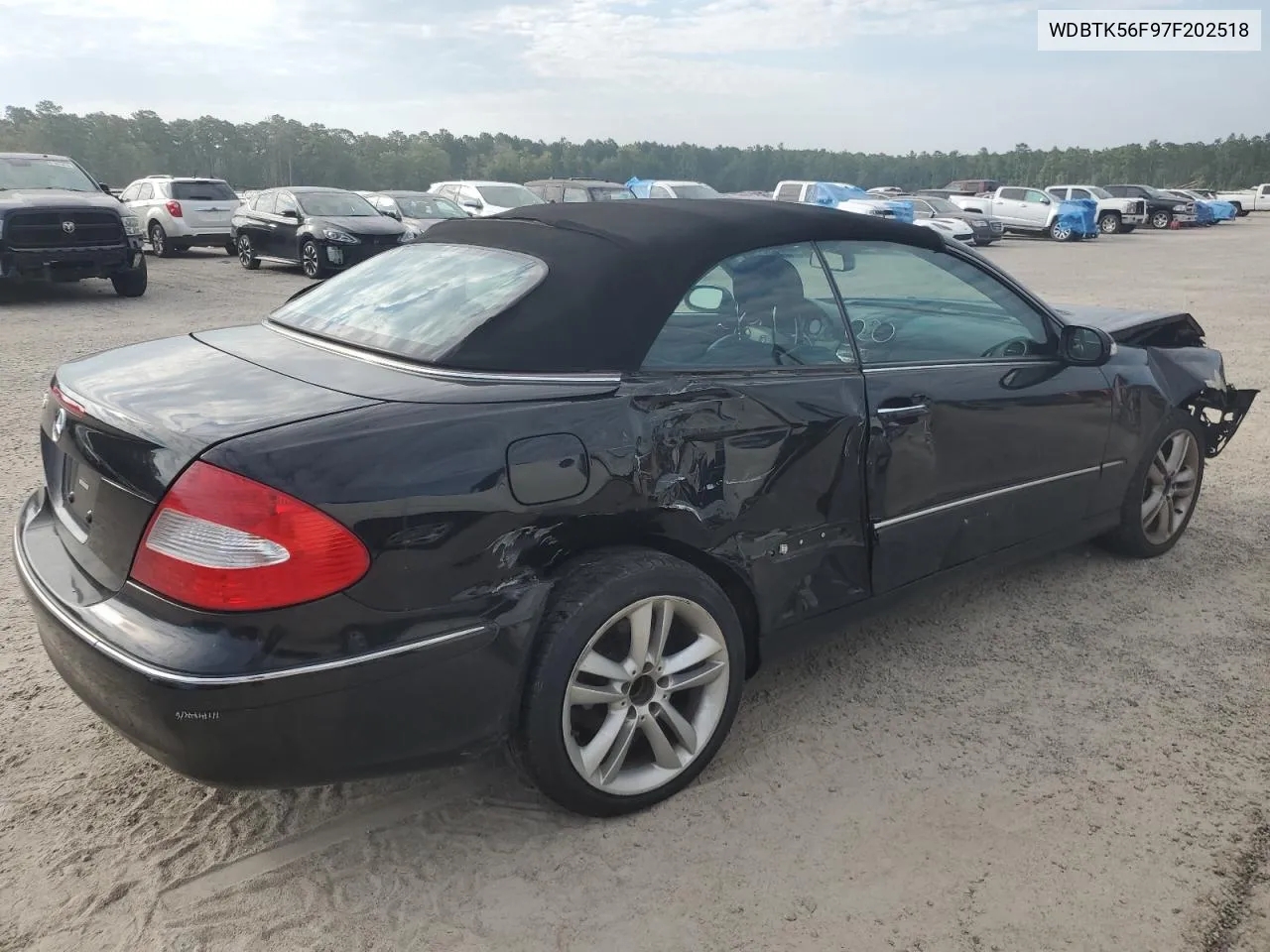 2007 Mercedes-Benz Clk 350 VIN: WDBTK56F97F202518 Lot: 67245624