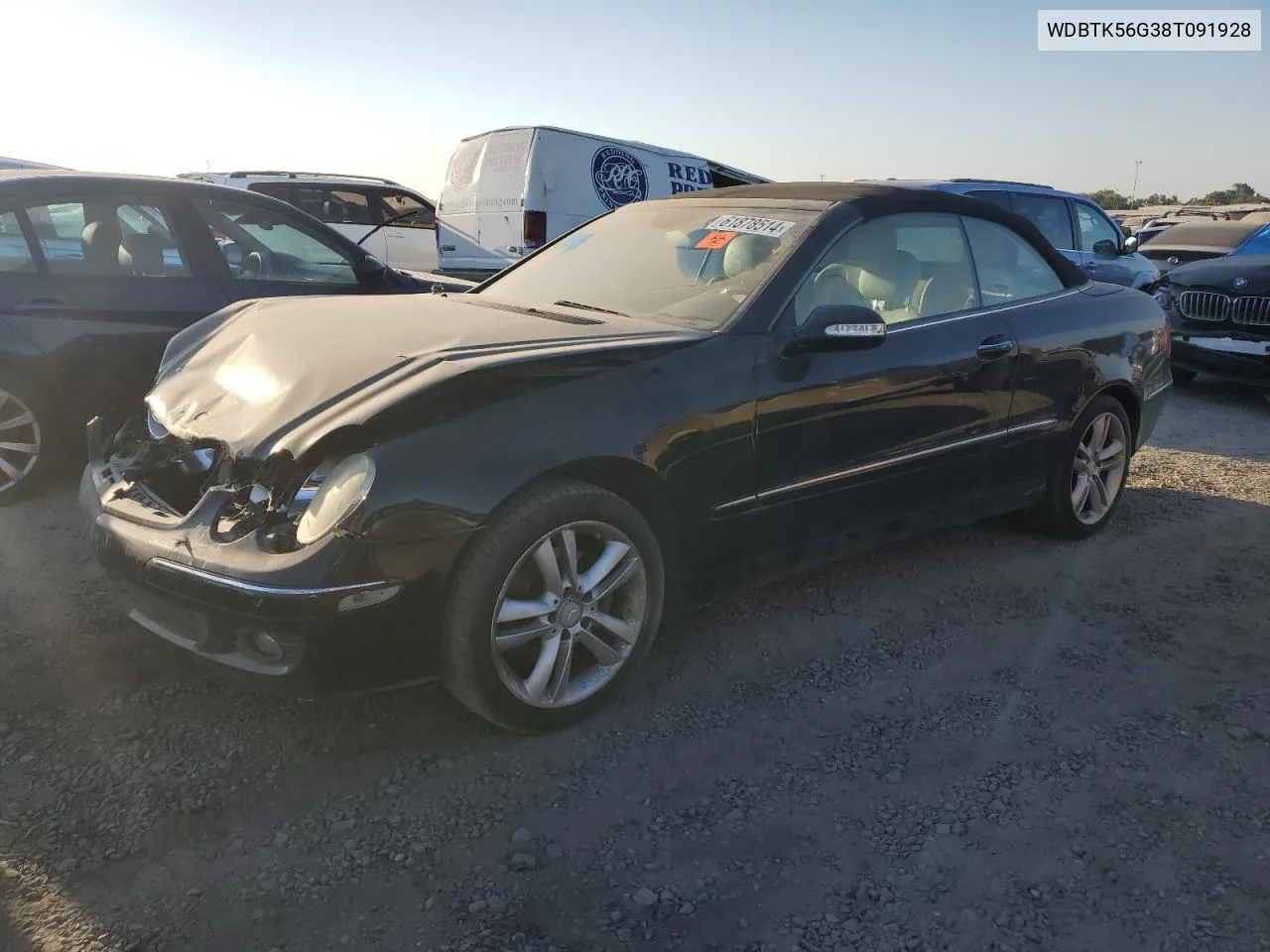 WDBTK56G38T091928 2008 Mercedes-Benz Clk 350