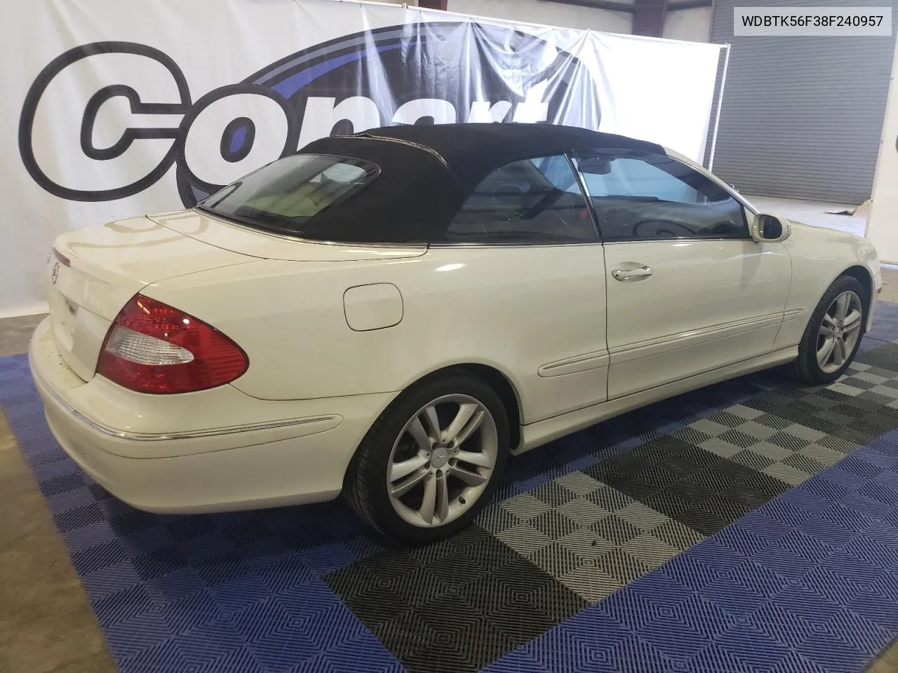 2008 Mercedes-Benz Clk 350 VIN: WDBTK56F38F240957 Lot: 67559094