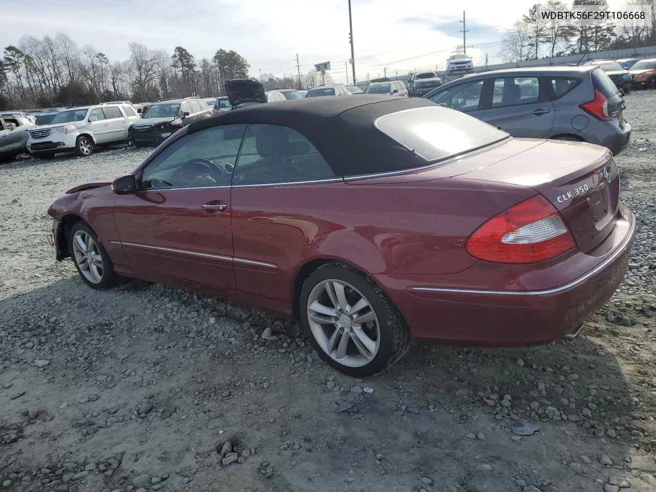 WDBTK56F29T106668 2009 Mercedes-Benz Clk 350