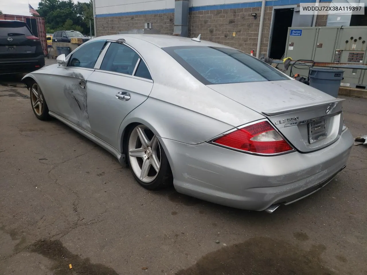 2008 Mercedes-Benz Cls 550 VIN: WDDDJ72X38A119397 Lot: 69606244