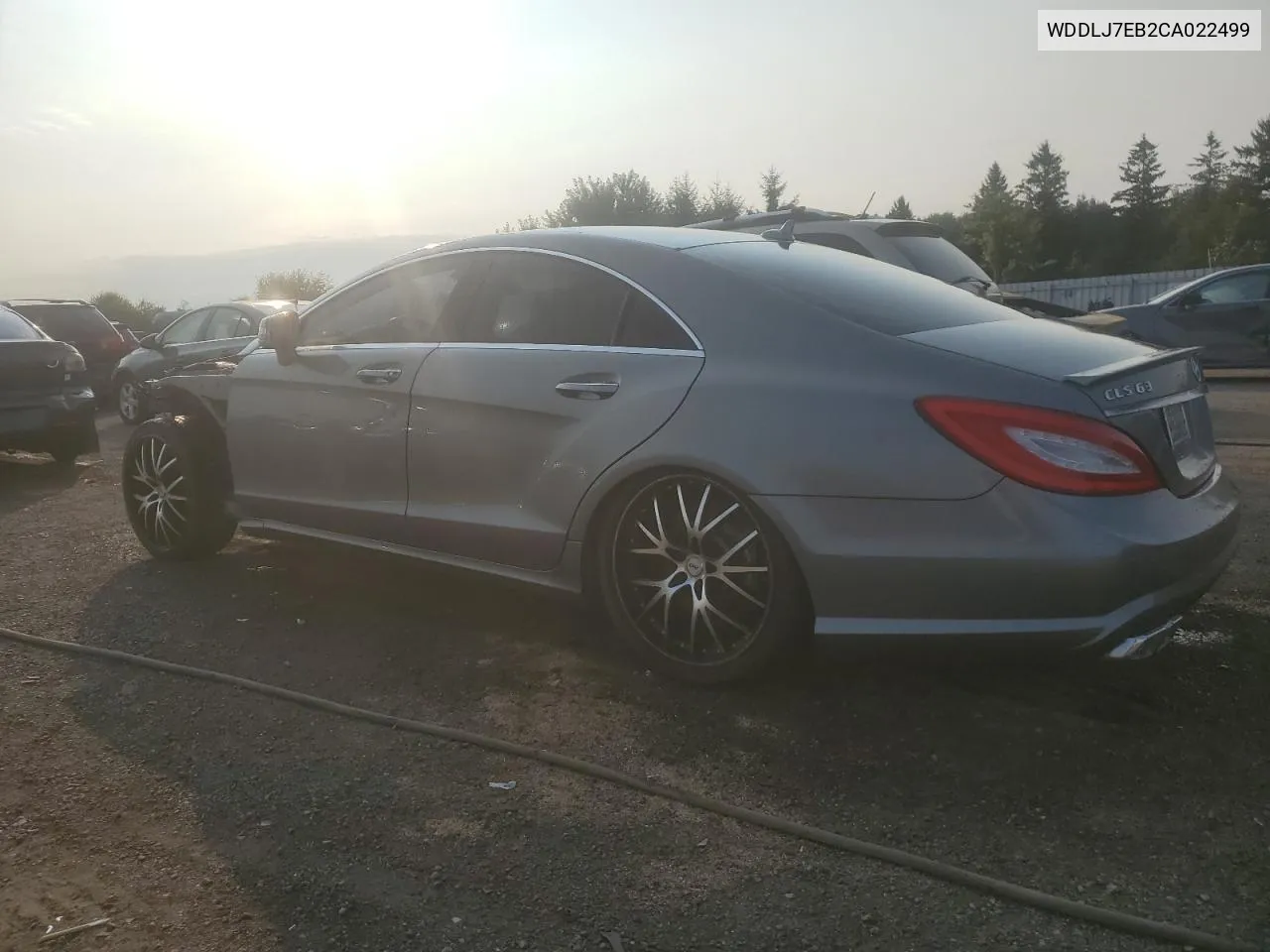 WDDLJ7EB2CA022499 2012 Mercedes-Benz Cls 63 Amg