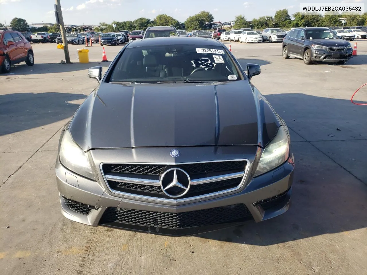 2012 Mercedes-Benz Cls 63 Amg VIN: WDDLJ7EB2CA035432 Lot: 72236194