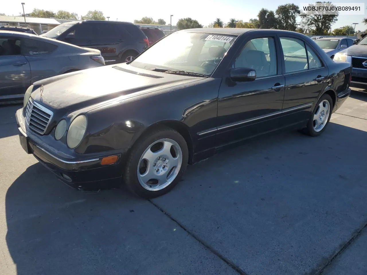 2000 Mercedes-Benz E 430 VIN: WDBJF70J0YB089491 Lot: 71040144