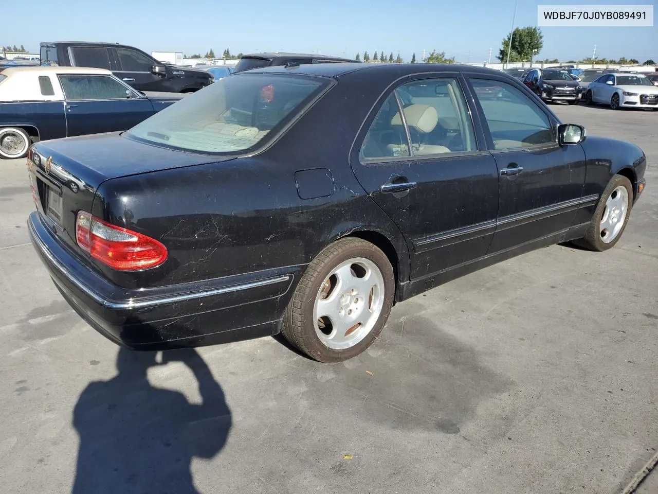 2000 Mercedes-Benz E 430 VIN: WDBJF70J0YB089491 Lot: 71040144