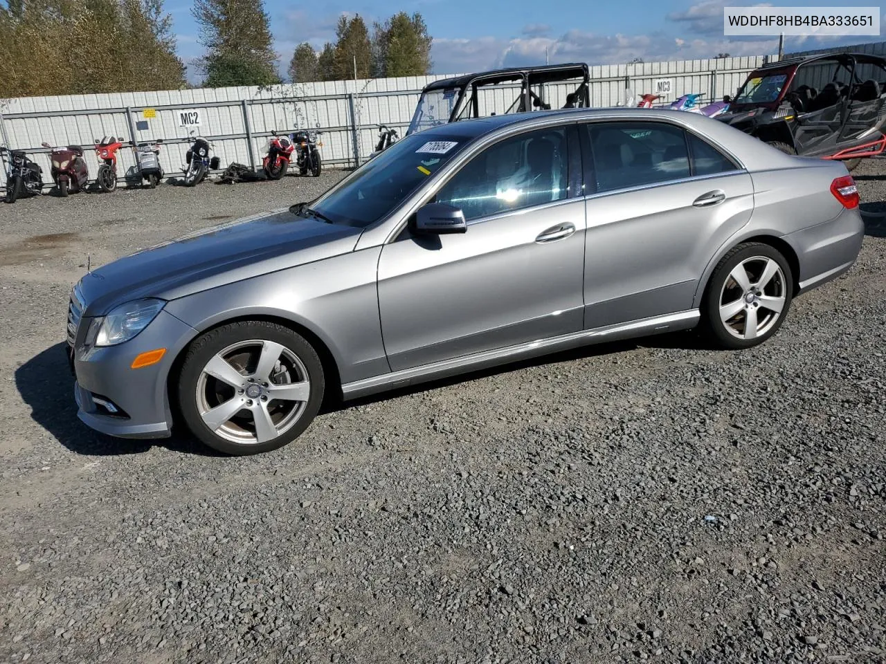 WDDHF8HB4BA333651 2011 Mercedes-Benz E 350 4Matic