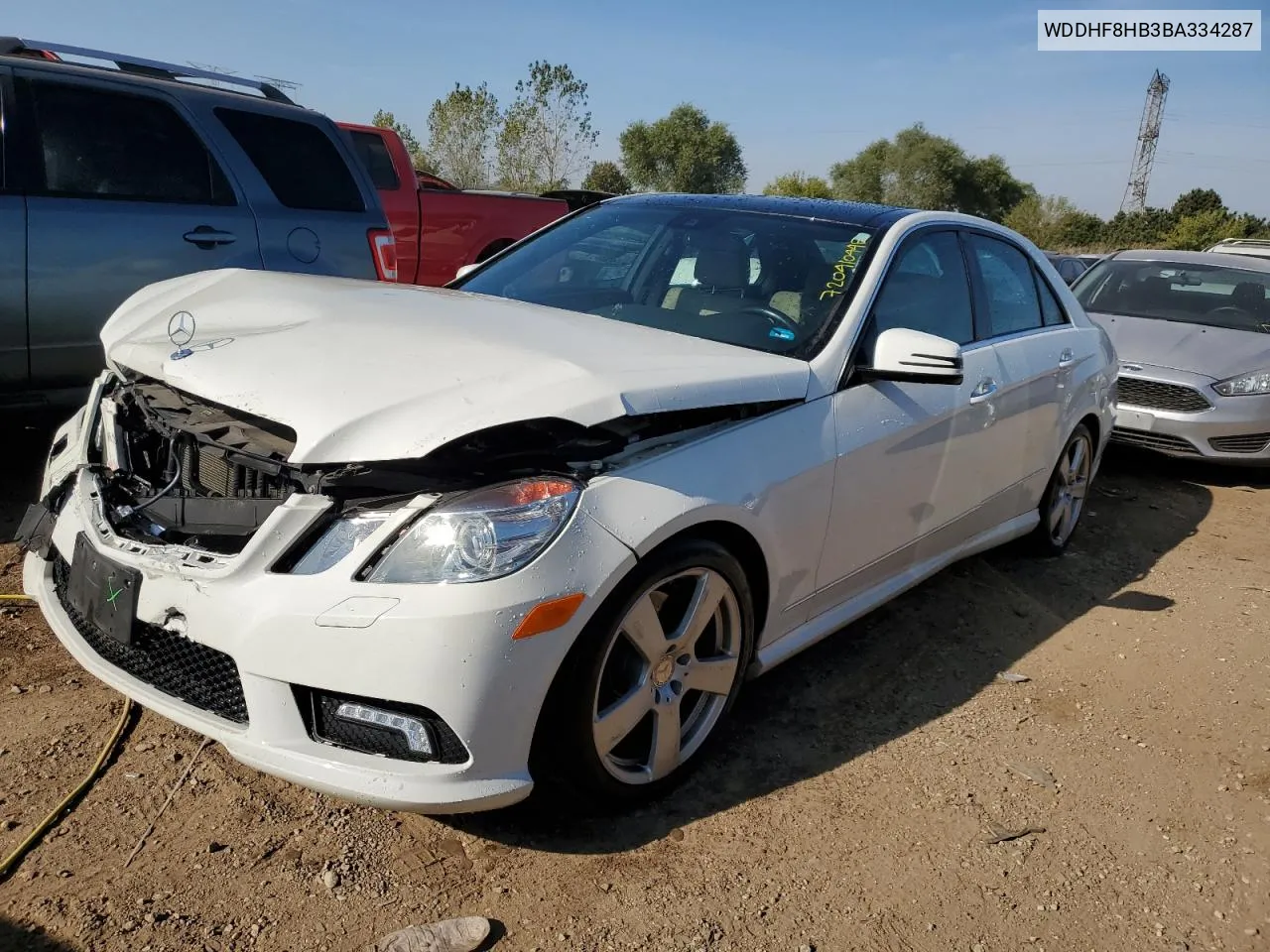 WDDHF8HB3BA334287 2011 Mercedes-Benz E 350 4Matic