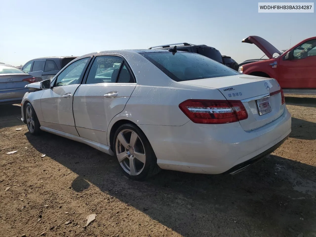 WDDHF8HB3BA334287 2011 Mercedes-Benz E 350 4Matic