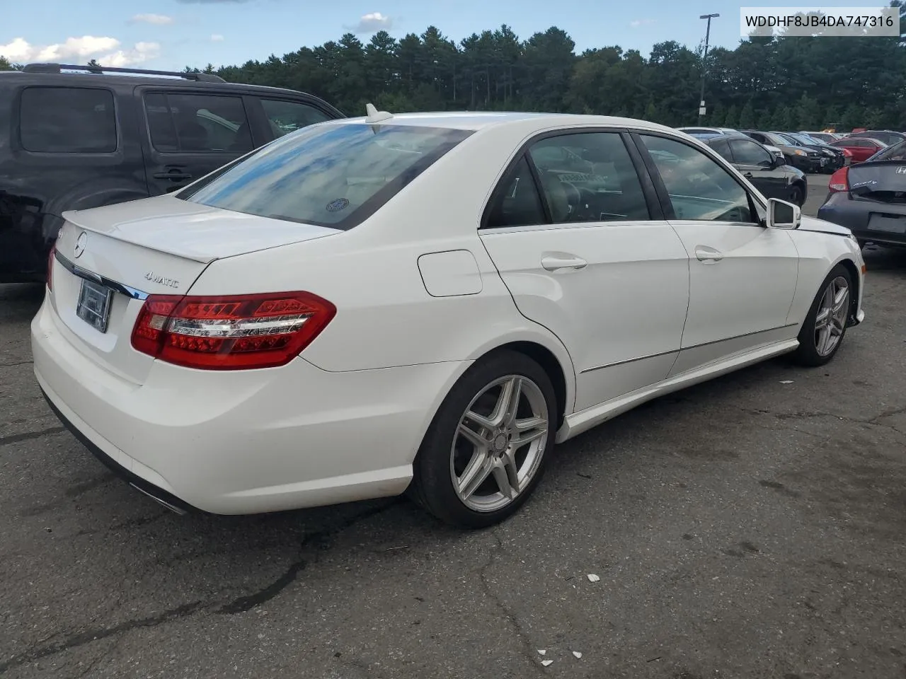 2013 Mercedes-Benz E 350 4Matic VIN: WDDHF8JB4DA747316 Lot: 70410644