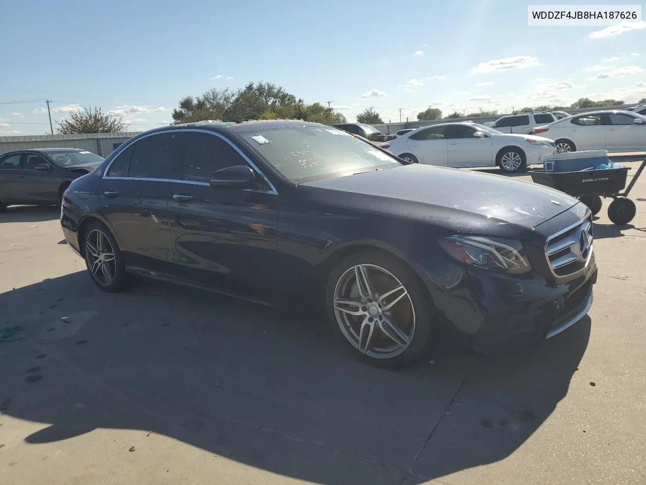 2017 Mercedes-Benz E 300 VIN: WDDZF4JB8HA187626 Lot: 71892844