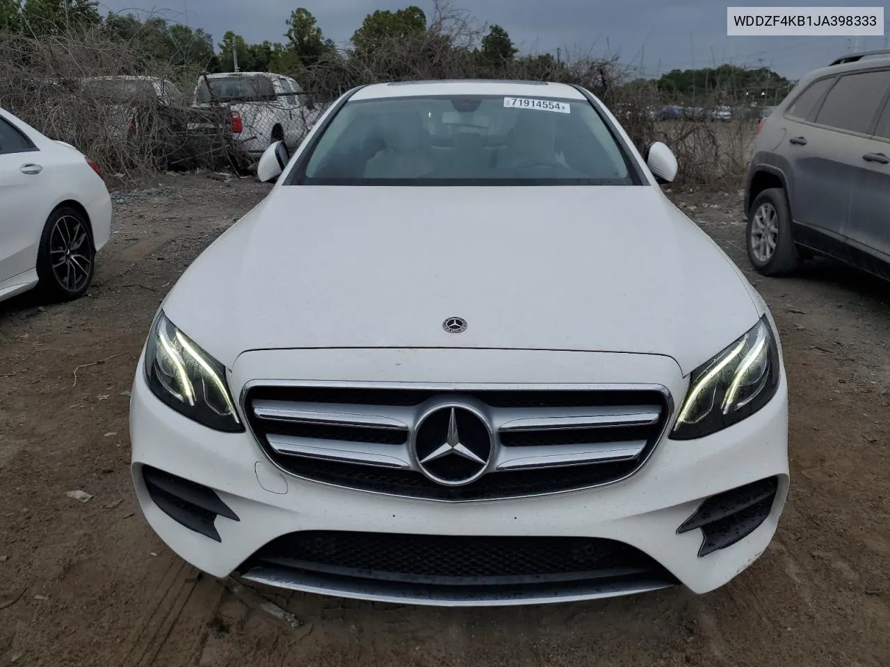 2018 Mercedes-Benz E 300 4Matic VIN: WDDZF4KB1JA398333 Lot: 71914554