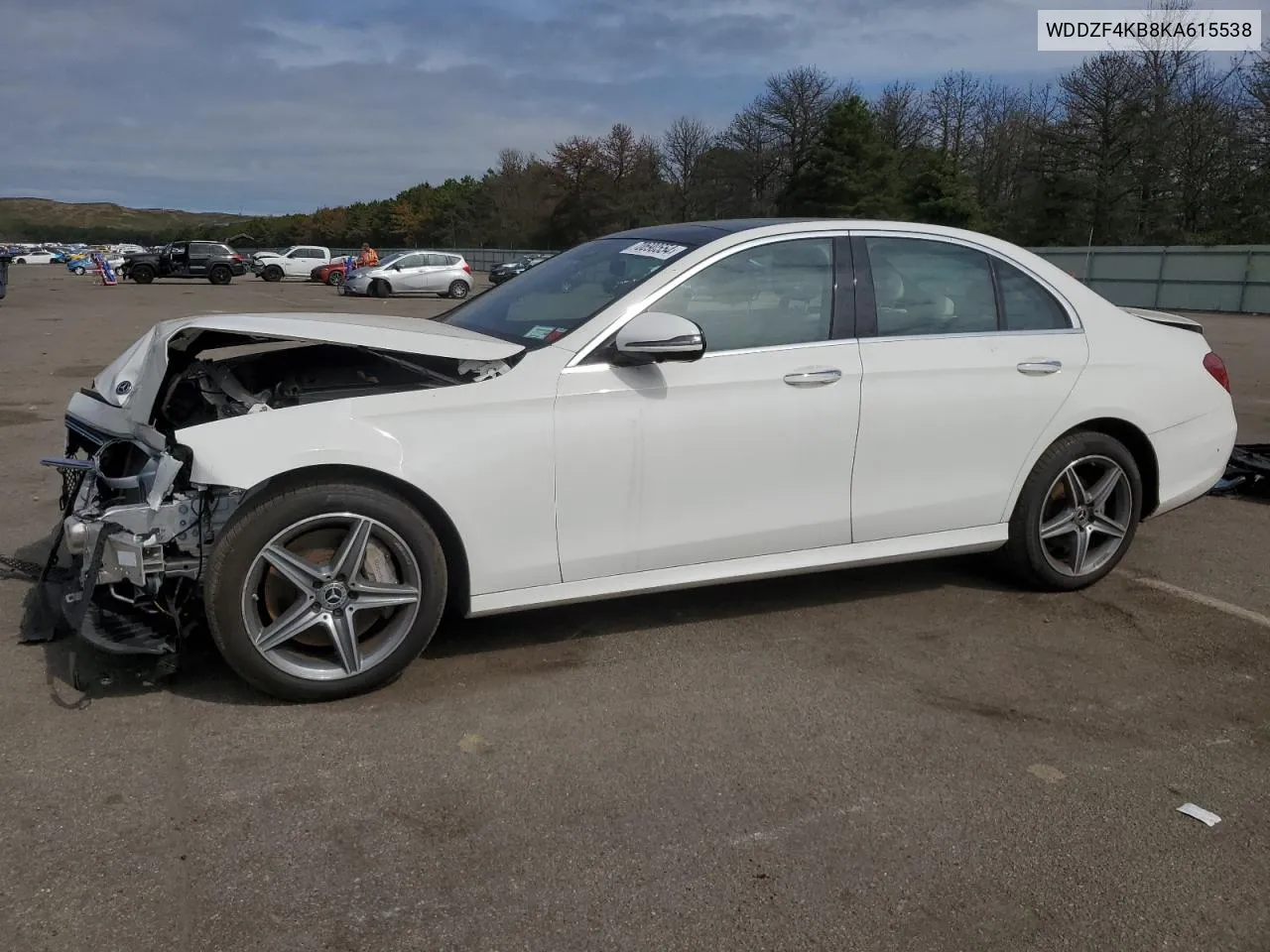 2019 Mercedes-Benz E 300 4Matic VIN: WDDZF4KB8KA615538 Lot: 70690554