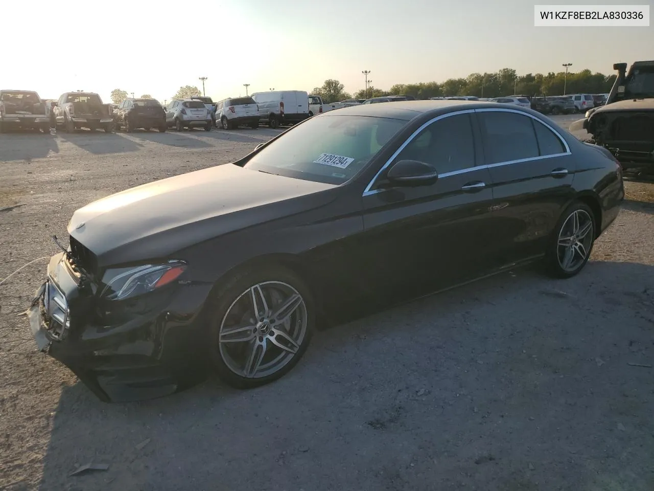 2020 Mercedes-Benz E 350 4Matic VIN: W1KZF8EB2LA830336 Lot: 71291294