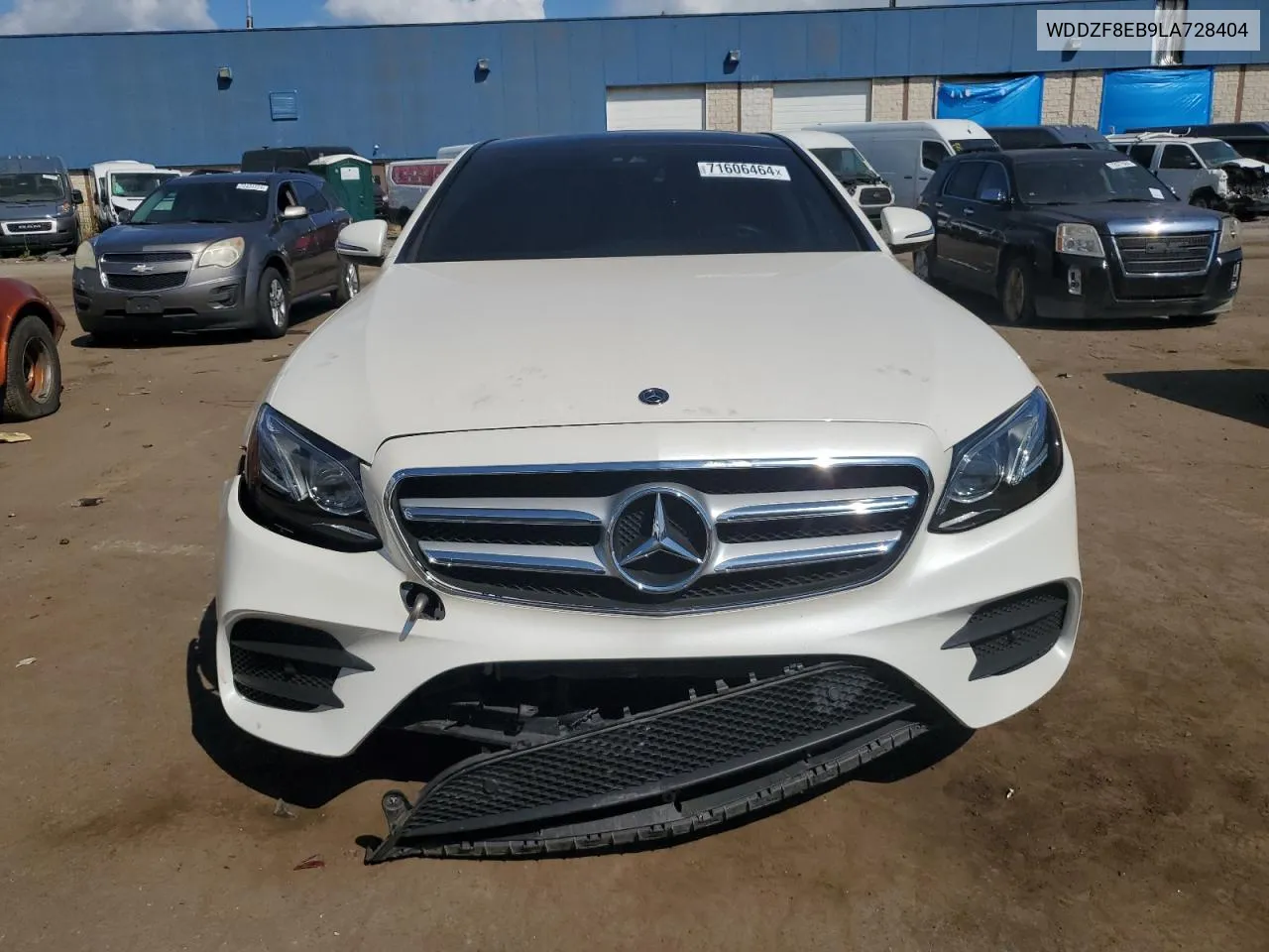 2020 Mercedes-Benz E 350 4Matic VIN: WDDZF8EB9LA728404 Lot: 71606464