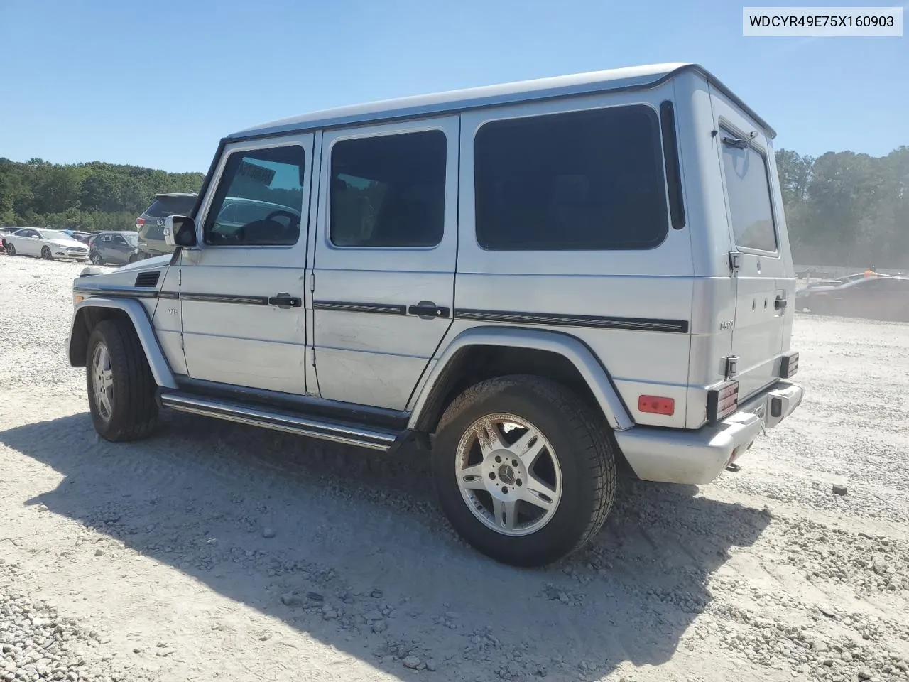 2005 Mercedes-Benz G 500 VIN: WDCYR49E75X160903 Lot: 69366754