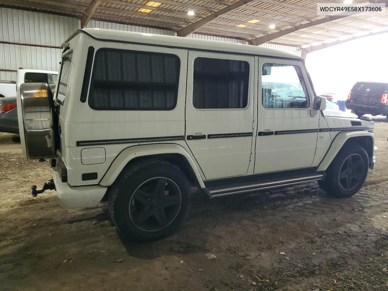 2008 Mercedes-Benz G 500 VIN: WDCYR49E58X173606 Lot: 70216394