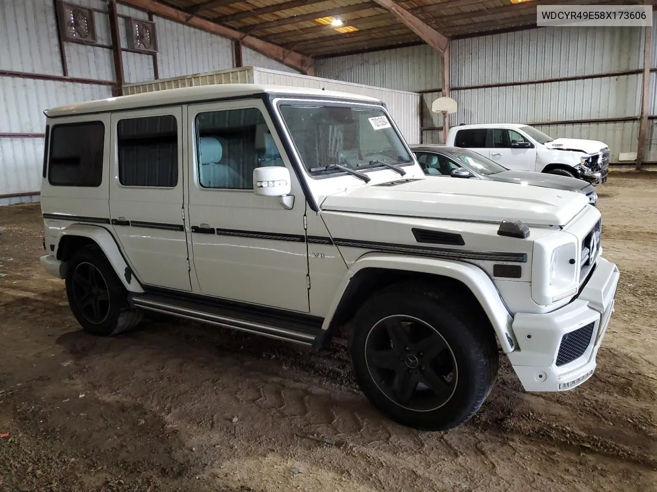 2008 Mercedes-Benz G 500 VIN: WDCYR49E58X173606 Lot: 70216394