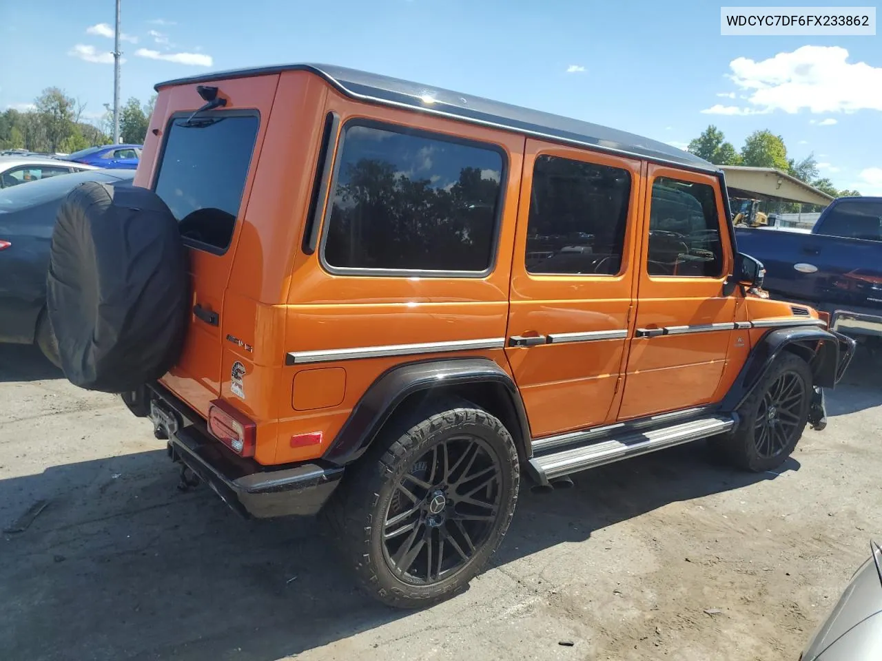 2015 Mercedes-Benz G 63 Amg VIN: WDCYC7DF6FX233862 Lot: 70779114