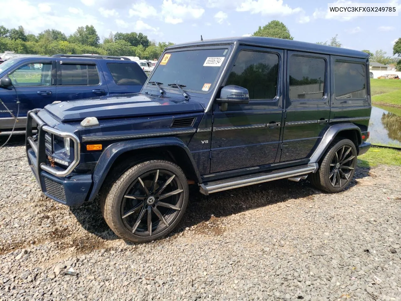 2016 Mercedes-Benz G 550 VIN: WDCYC3KFXGX249785 Lot: 66996794