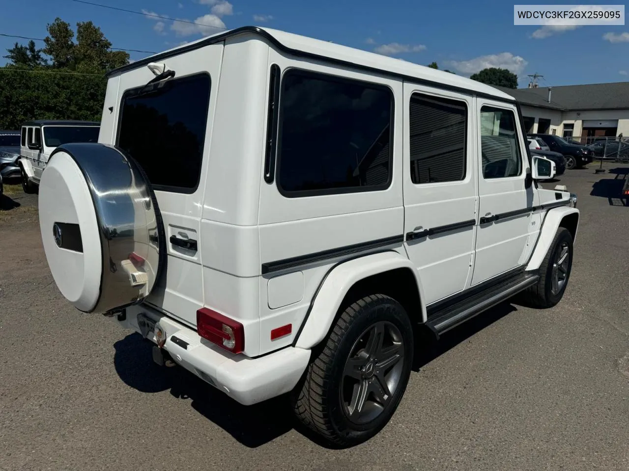 2016 Mercedes-Benz G 550 VIN: WDCYC3KF2GX259095 Lot: 70457804