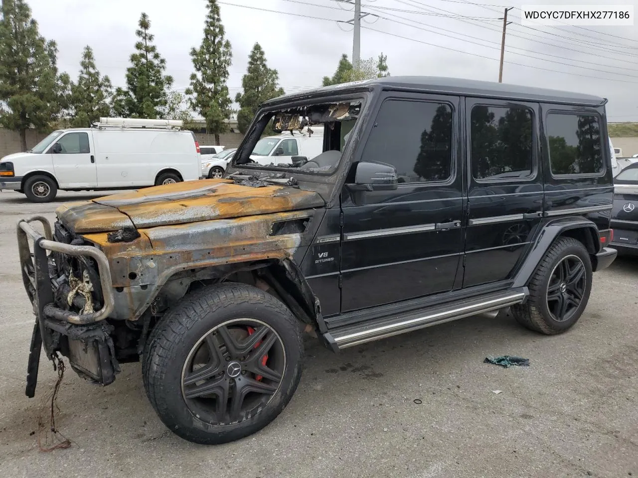 2017 Mercedes-Benz G 63 Amg VIN: WDCYC7DFXHX277186 Lot: 55354854