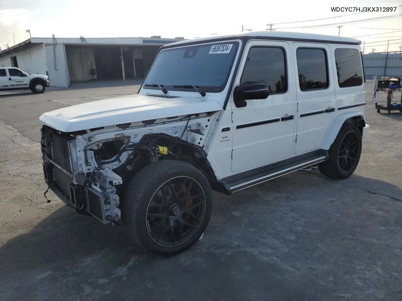 2019 Mercedes-Benz G 63 Amg VIN: WDCYC7HJ3KX312897 Lot: 66587524