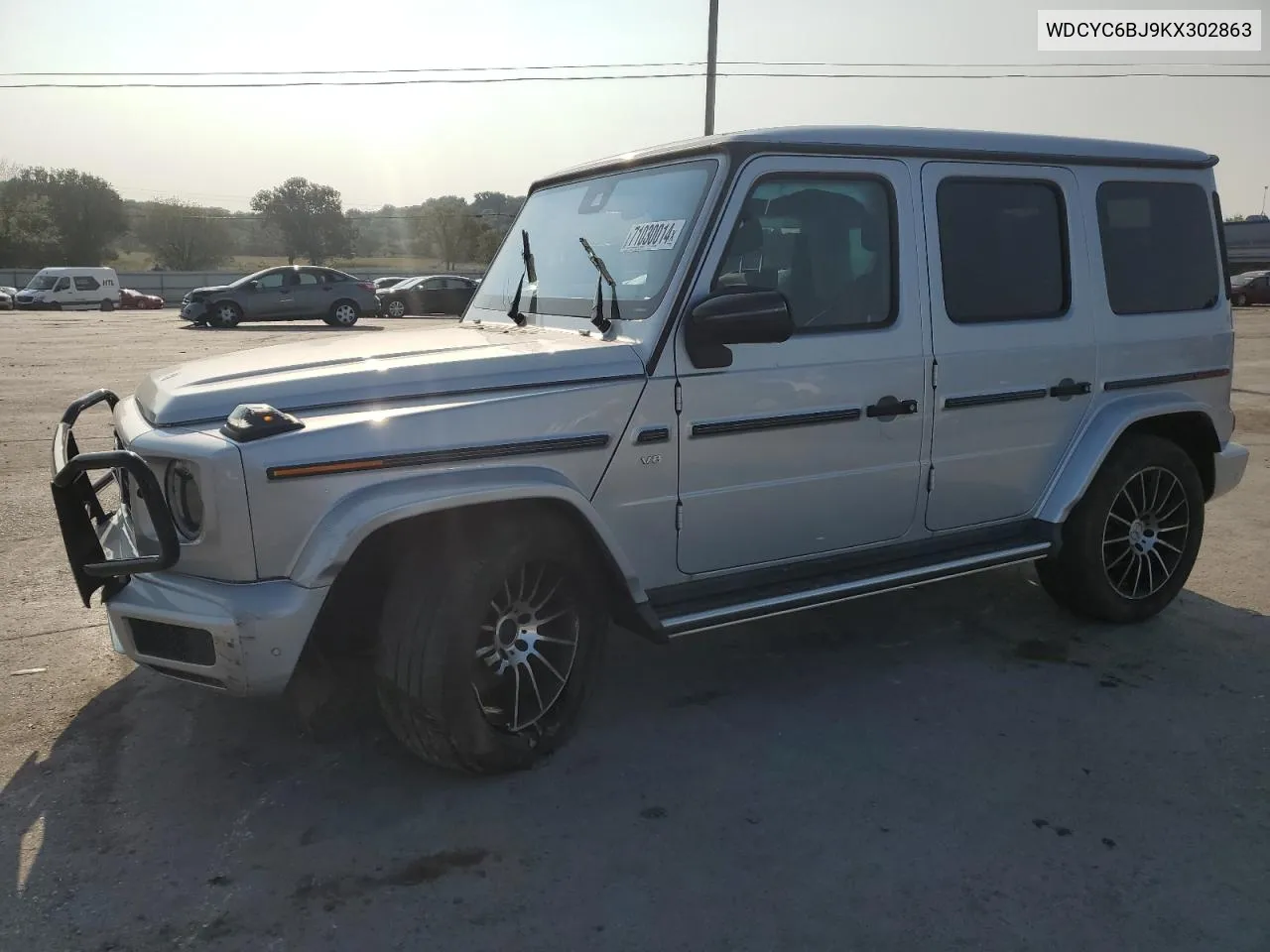 2019 Mercedes-Benz G 550 VIN: WDCYC6BJ9KX302863 Lot: 71030014