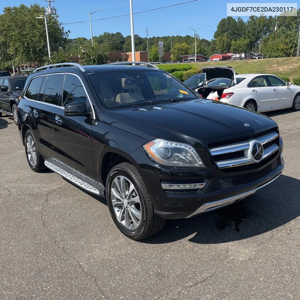 2013 Mercedes-Benz Gl 450 4Matic VIN: 4JGDF7CE2DA230117 Lot: 72161894