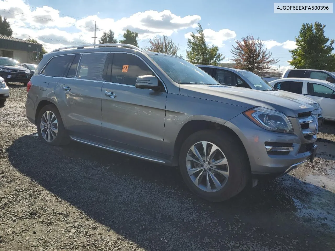 2015 Mercedes-Benz Gl 450 4Matic VIN: 4JGDF6EEXFA500396 Lot: 69819874