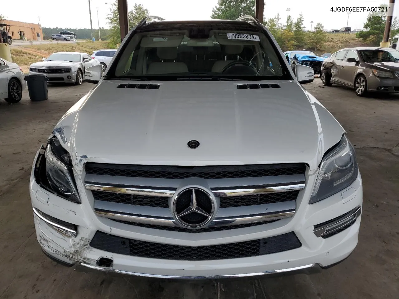 2015 Mercedes-Benz Gl 450 4Matic VIN: 4JGDF6EE7FA507211 Lot: 70965874