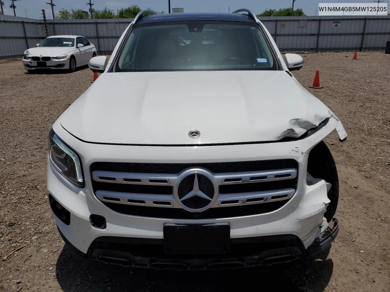 2021 Mercedes-Benz Glb 250 VIN: W1N4M4GB5MW125205 Lot: 61939634