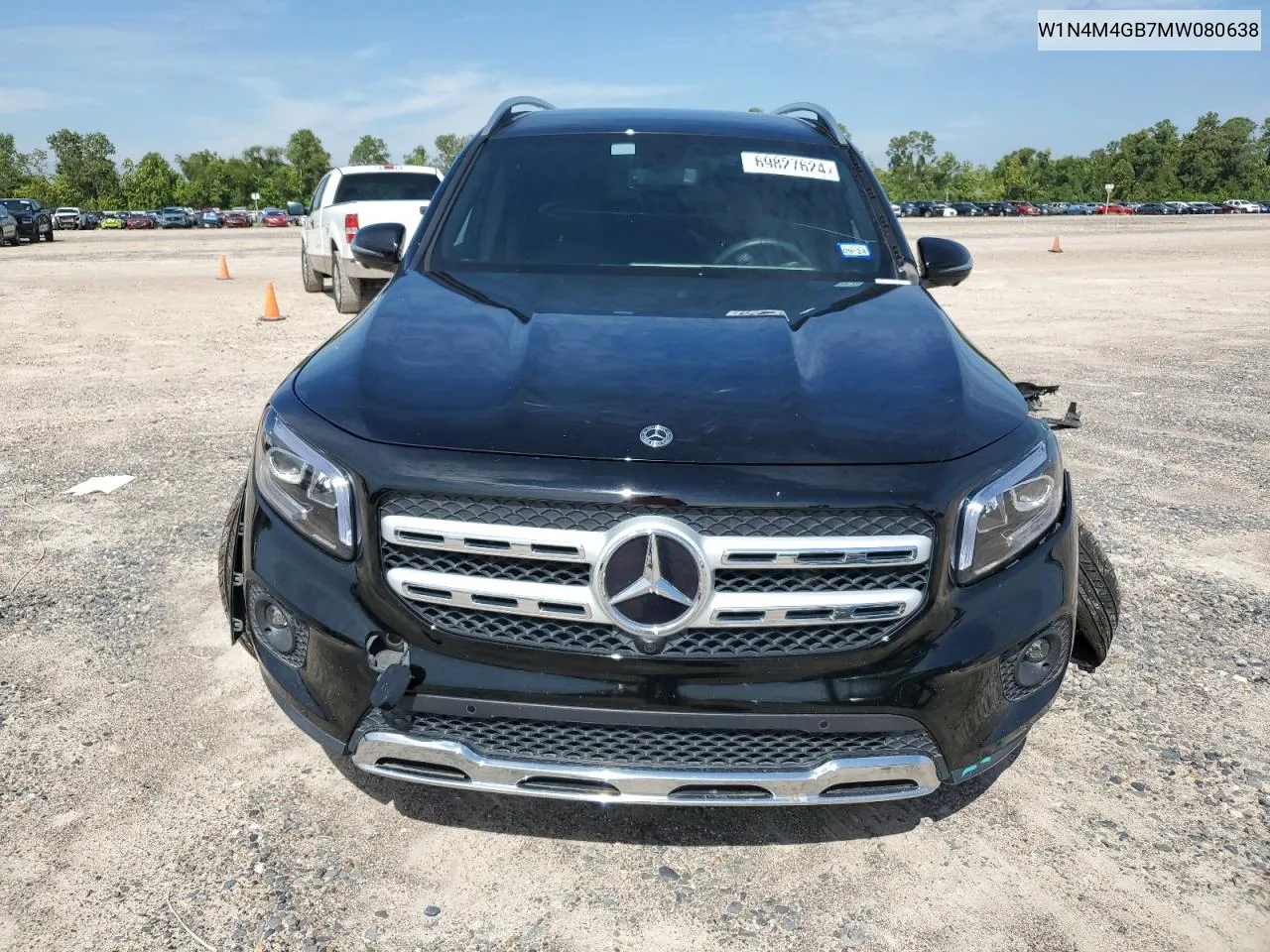 2021 Mercedes-Benz Glb 250 VIN: W1N4M4GB7MW080638 Lot: 69827624