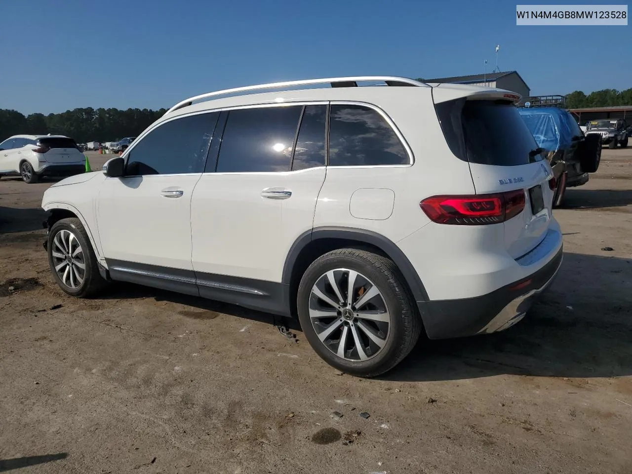 2021 Mercedes-Benz Glb 250 VIN: W1N4M4GB8MW123528 Lot: 70893104