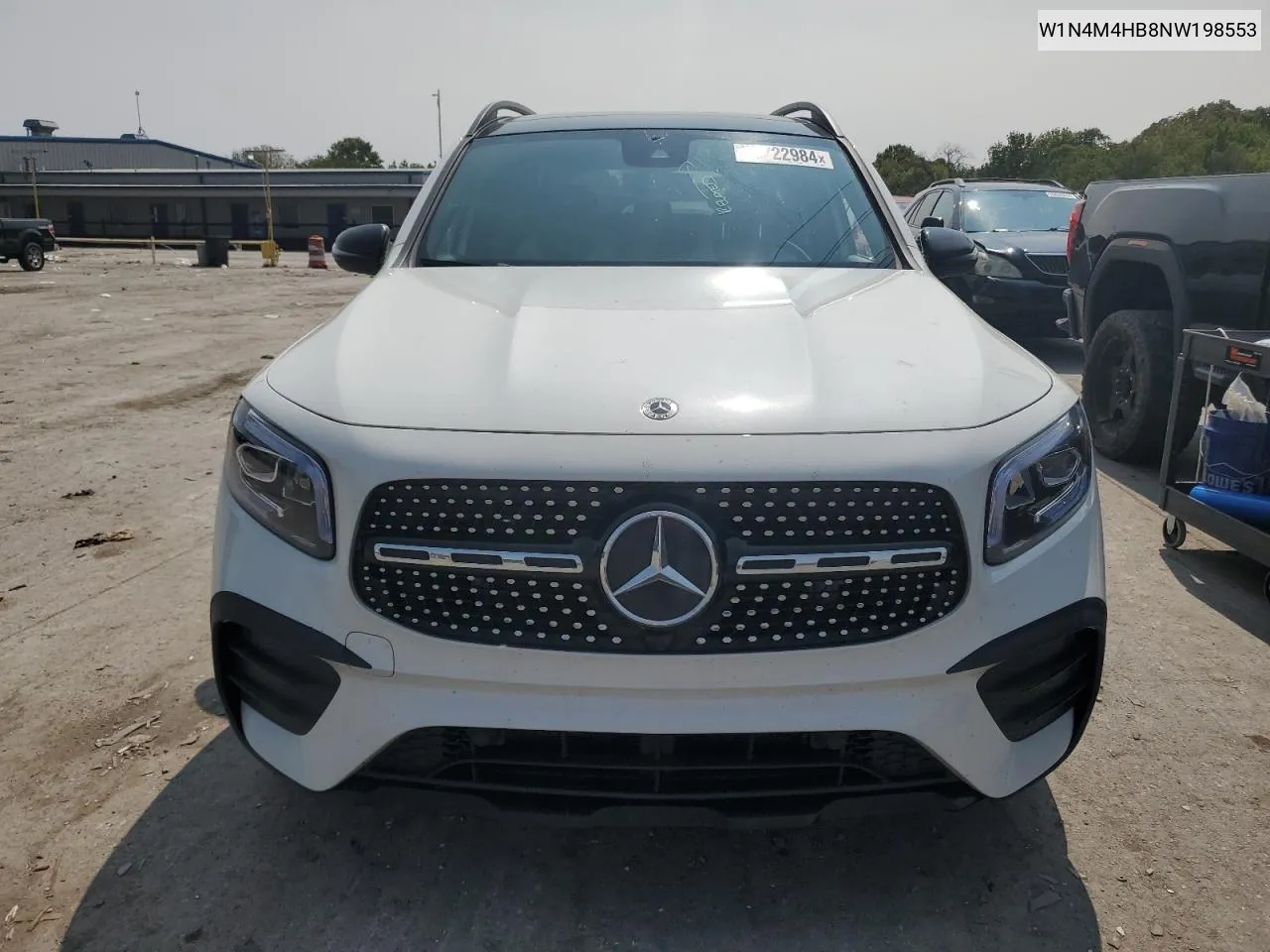 2022 Mercedes-Benz Glb 250 4Matic VIN: W1N4M4HB8NW198553 Lot: 68722984