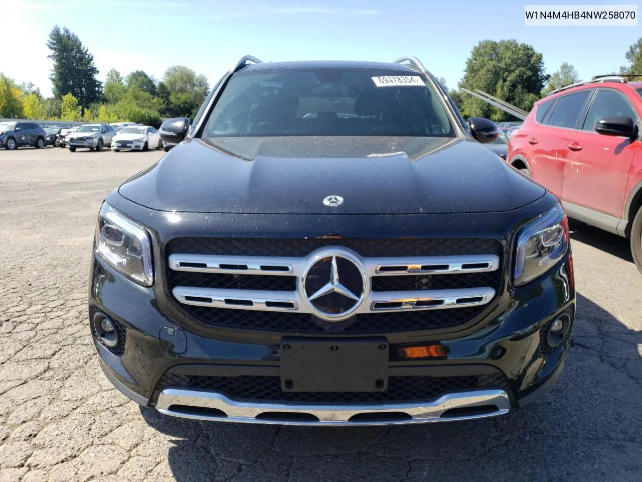 W1N4M4HB4NW258070 2022 Mercedes-Benz Glb 250 4Matic