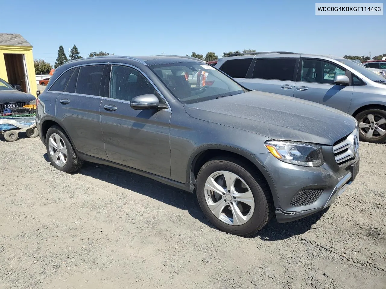 2016 Mercedes-Benz Glc 300 4Matic VIN: WDC0G4KBXGF114493 Lot: 69980834