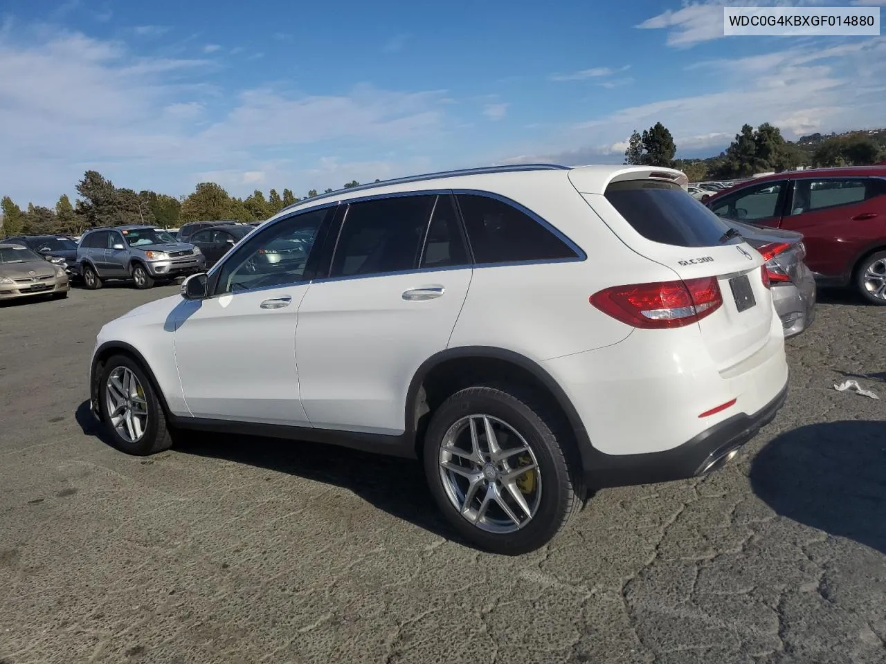 2016 Mercedes-Benz Glc 300 4Matic VIN: WDC0G4KBXGF014880 Lot: 72278214