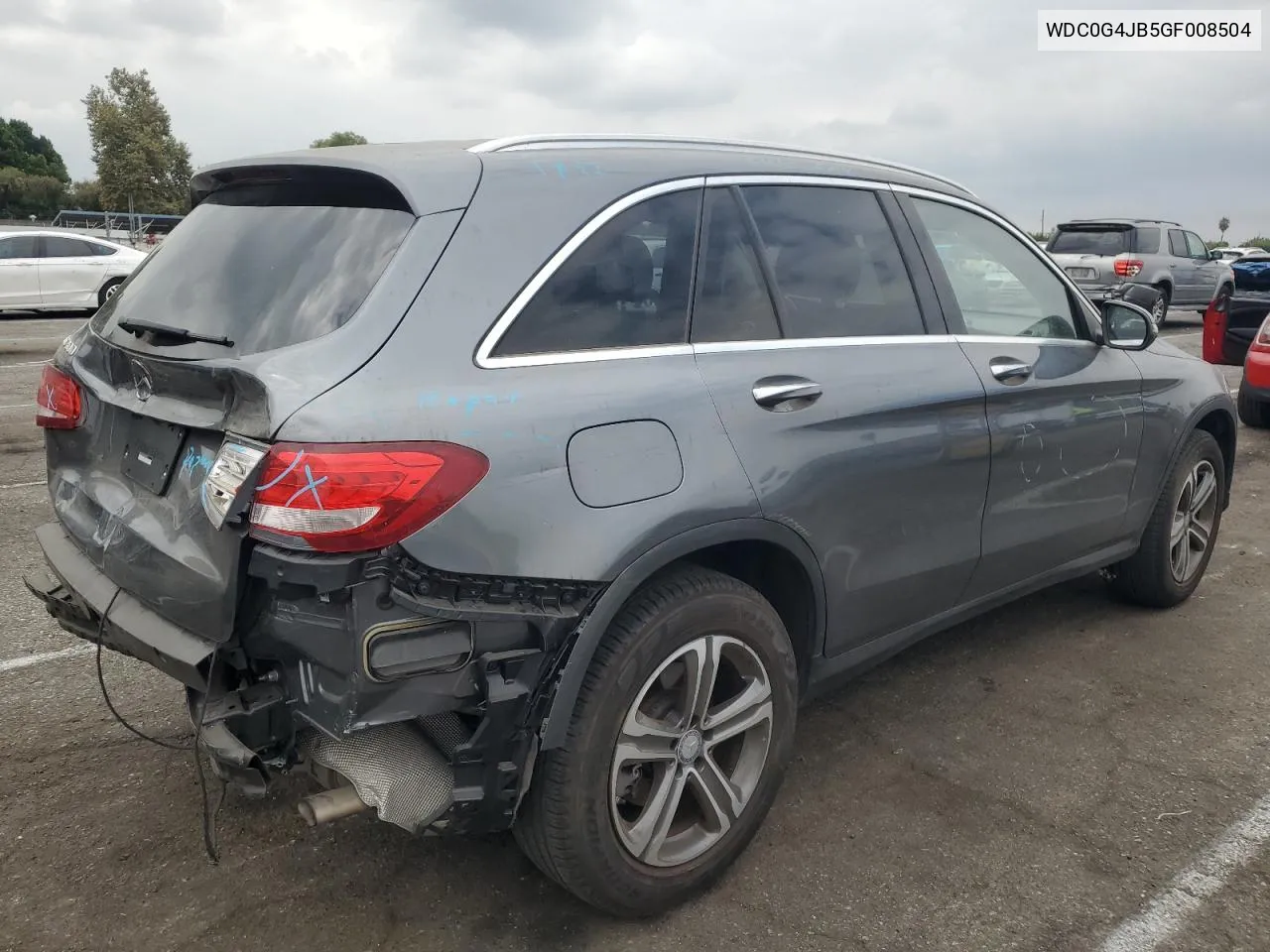 2016 Mercedes-Benz Glc 300 VIN: WDC0G4JB5GF008504 Lot: 72370864