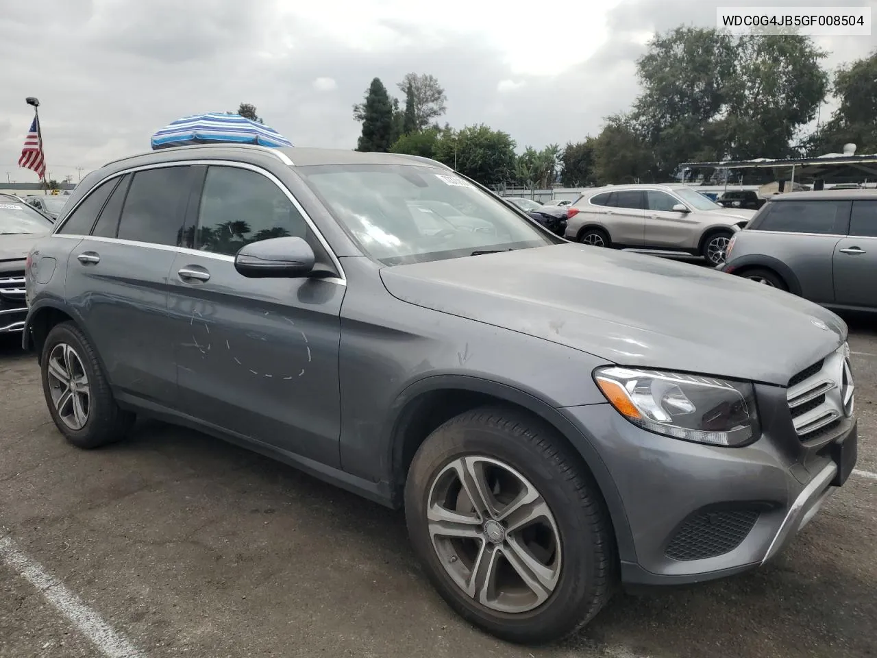 2016 Mercedes-Benz Glc 300 VIN: WDC0G4JB5GF008504 Lot: 72370864